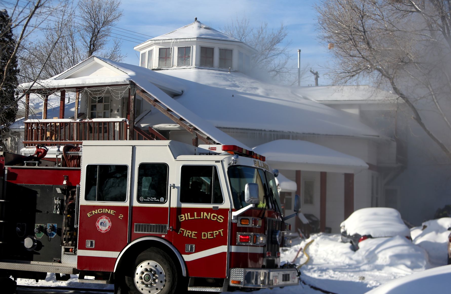 Apartment fire